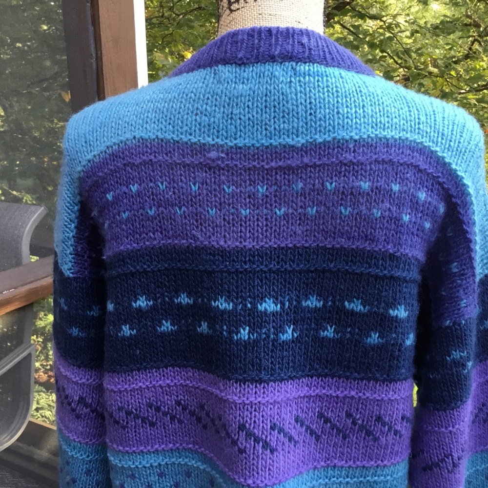 Distressed Nomadic Traders 100% Wool Sweater - image 8
